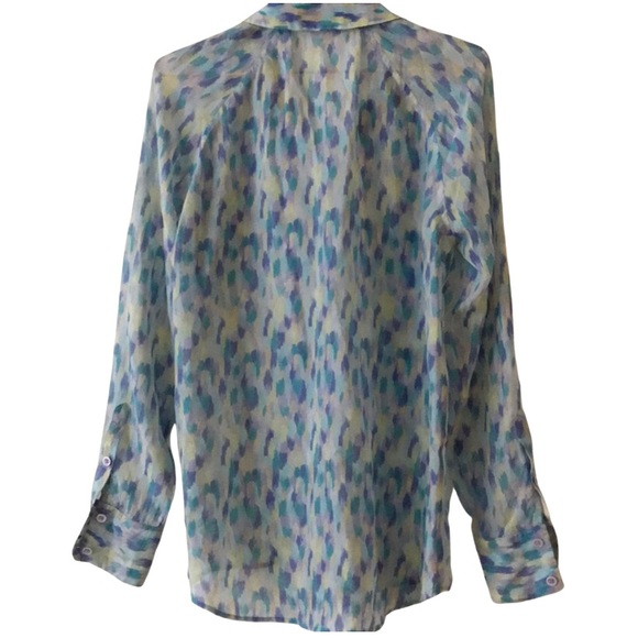 EQUIPMENT 100% Silk button down shirt Small - Picture 5 of 5